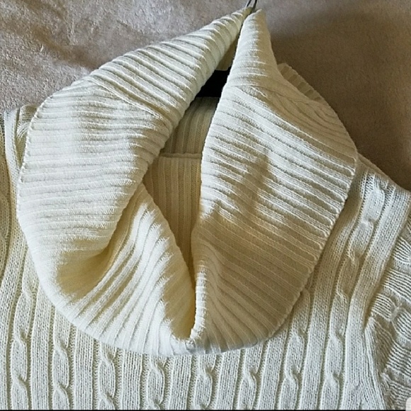 Turtle Neck Knit Sweater Dress - Picture 5 of 5